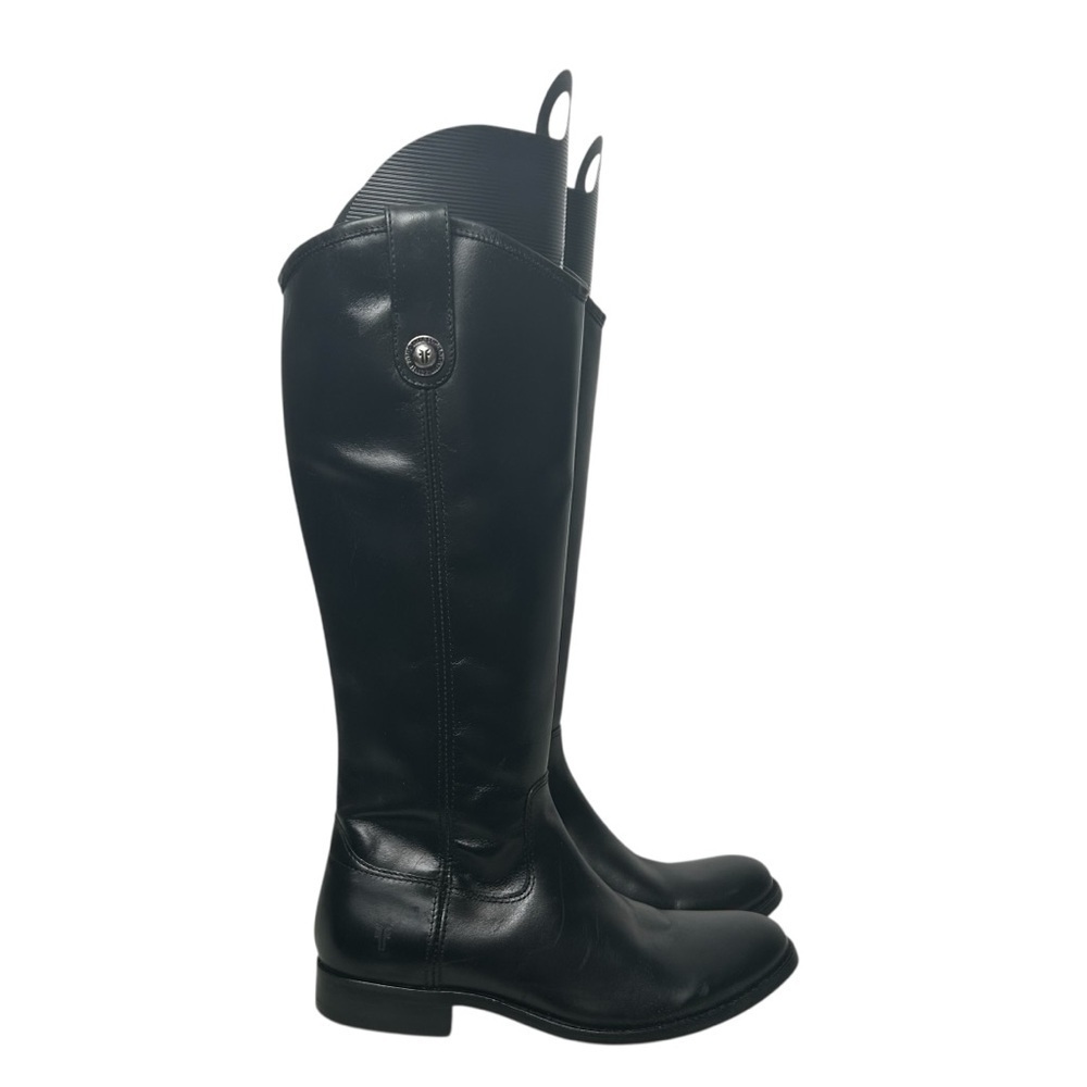 Frye Melissa Inside Zip Tall Riding Boot Women's US 6 Black Leather Equestrian - Picture 4 of 16